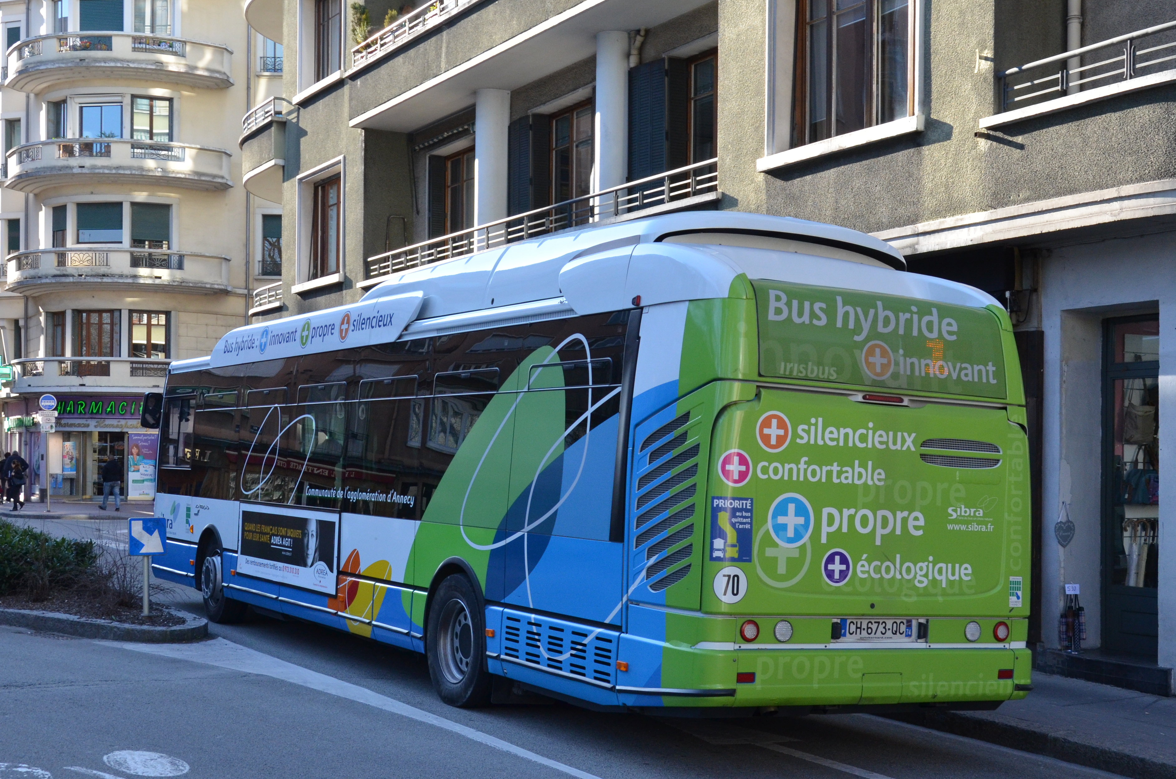 Irisbus Citelis 12 Hybride n°29 SIBRA Bonlieu