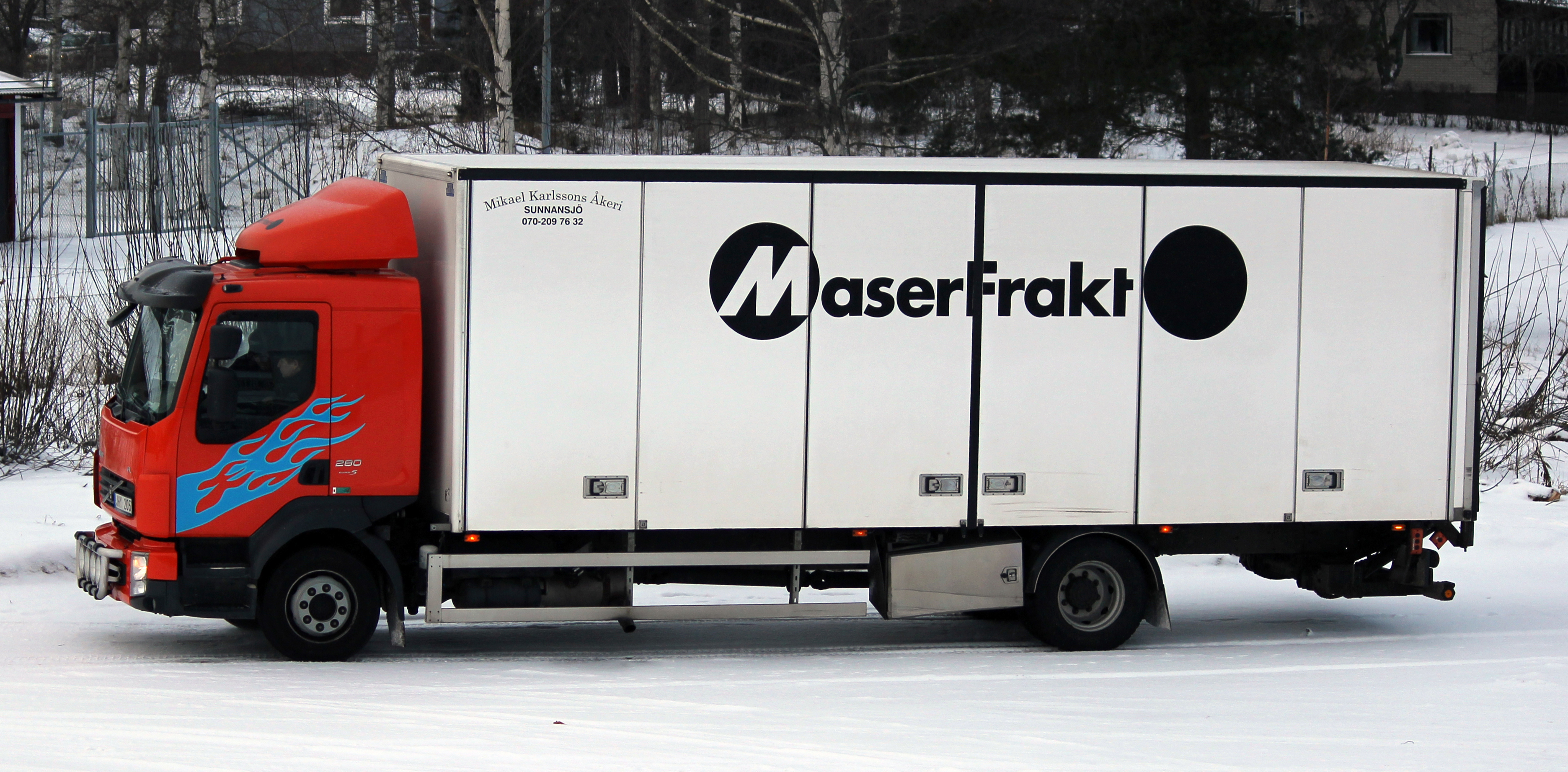 Maserfrakt Volvo FL 280