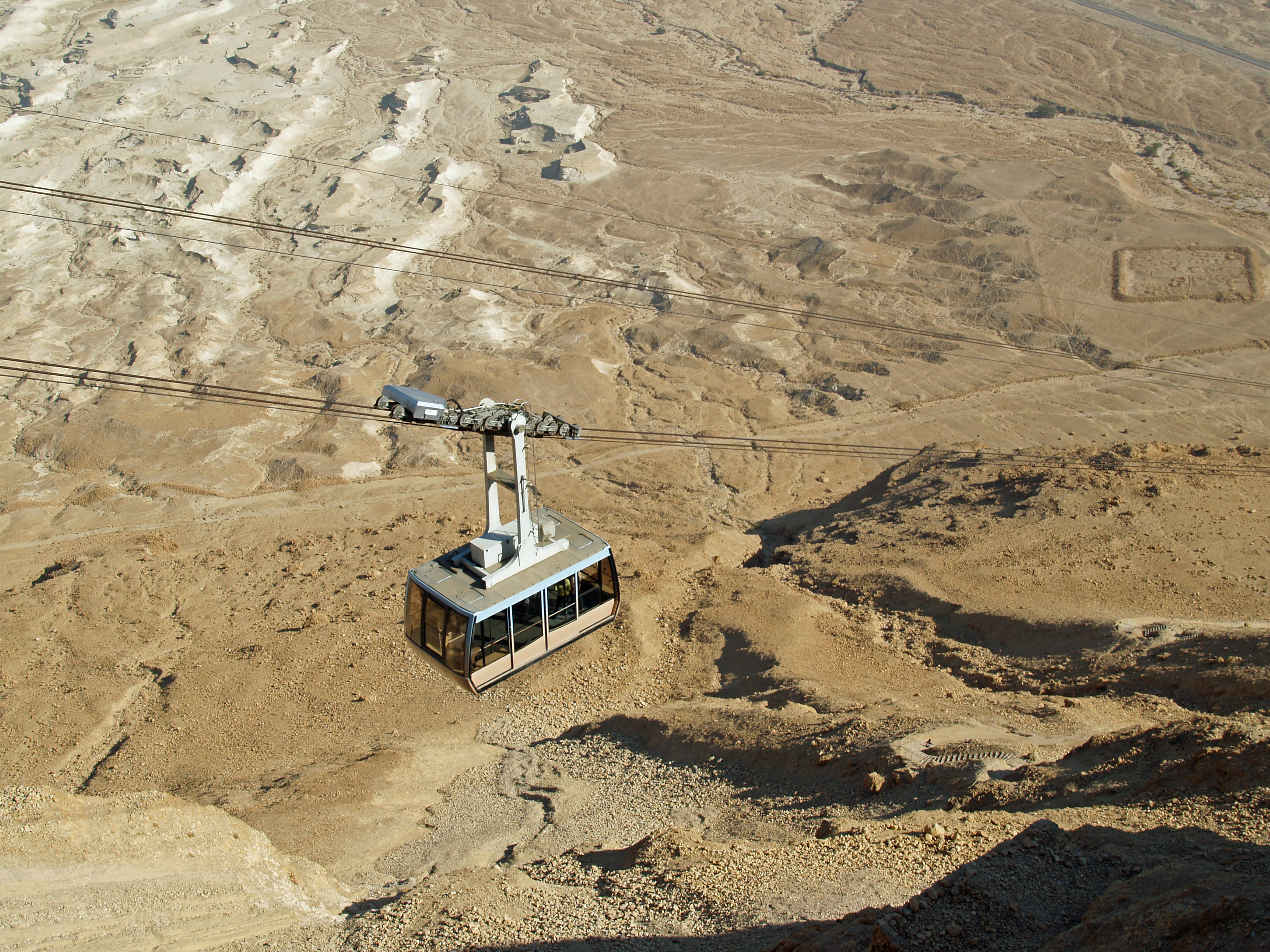 Massada Tram Car by David Shankbone