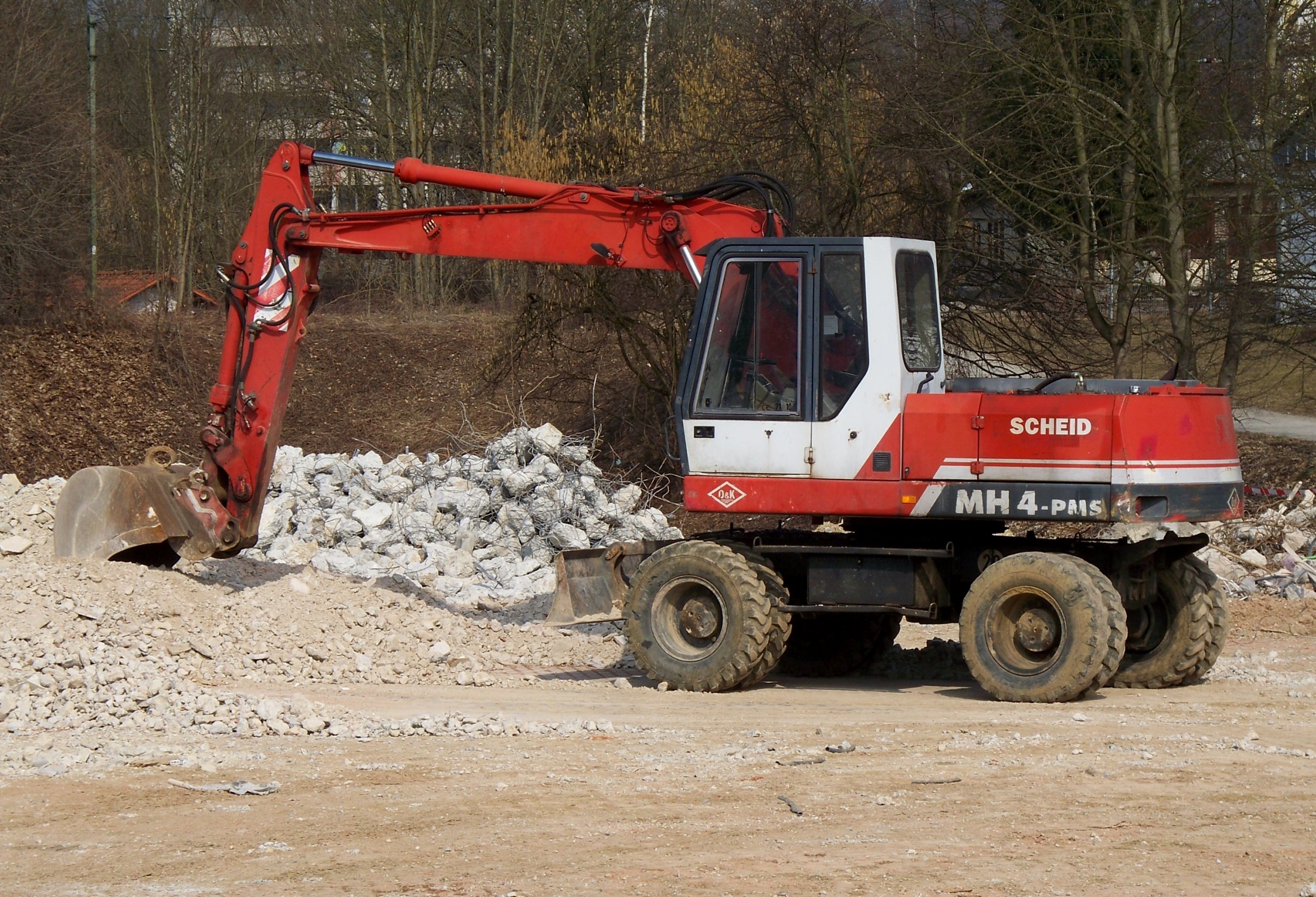 O&K Radbagger MH4 PMS