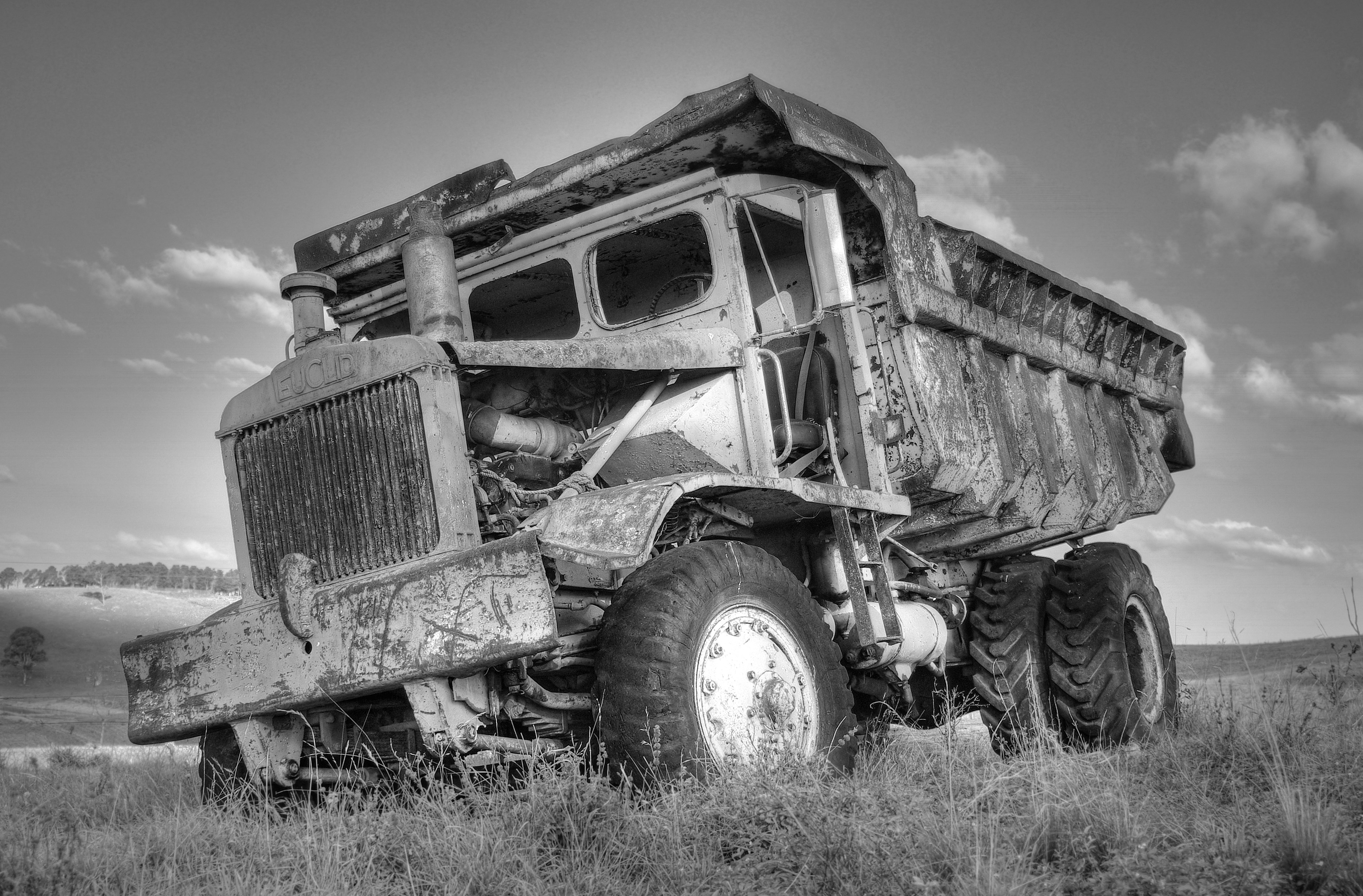 Old dump truck