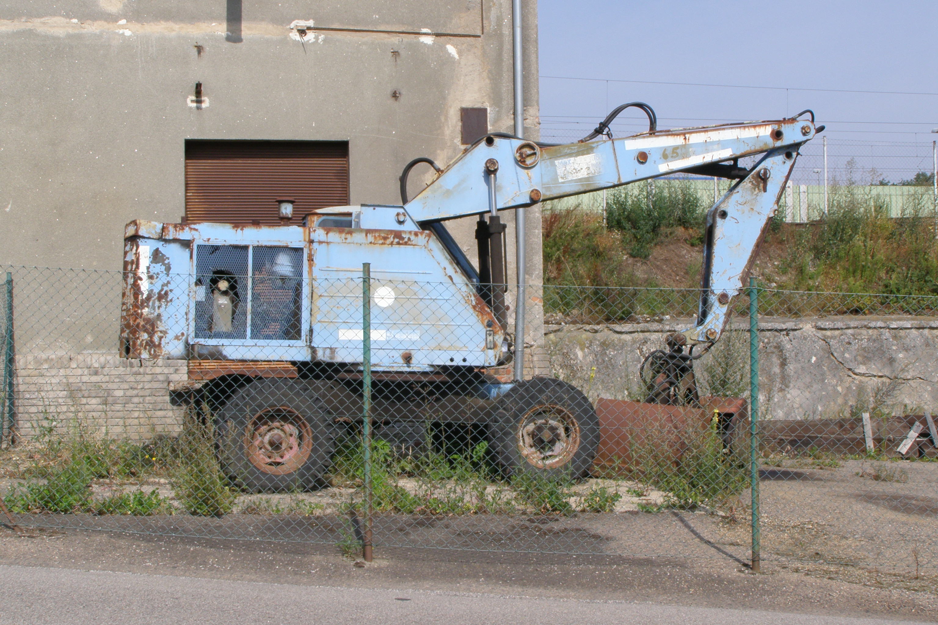 Old veteran (old machine) in Olbramovice
