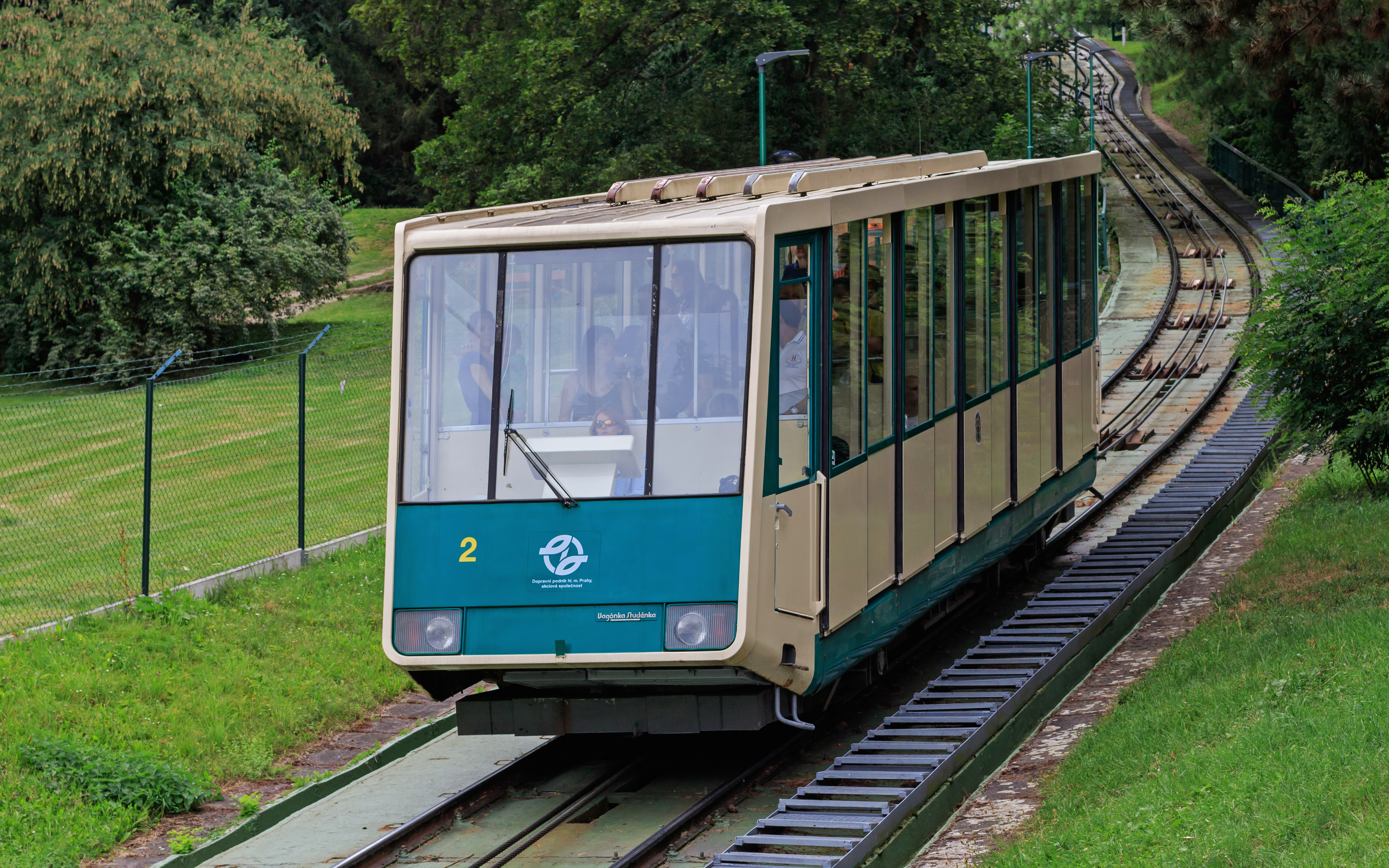 Prague 07-2016 Petrin Funicular
