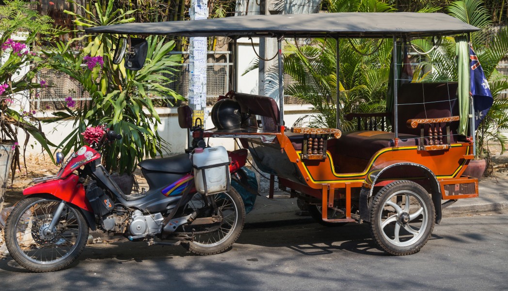 2016 Phnom Penh, Kambodżański tuk-tuk (02)
