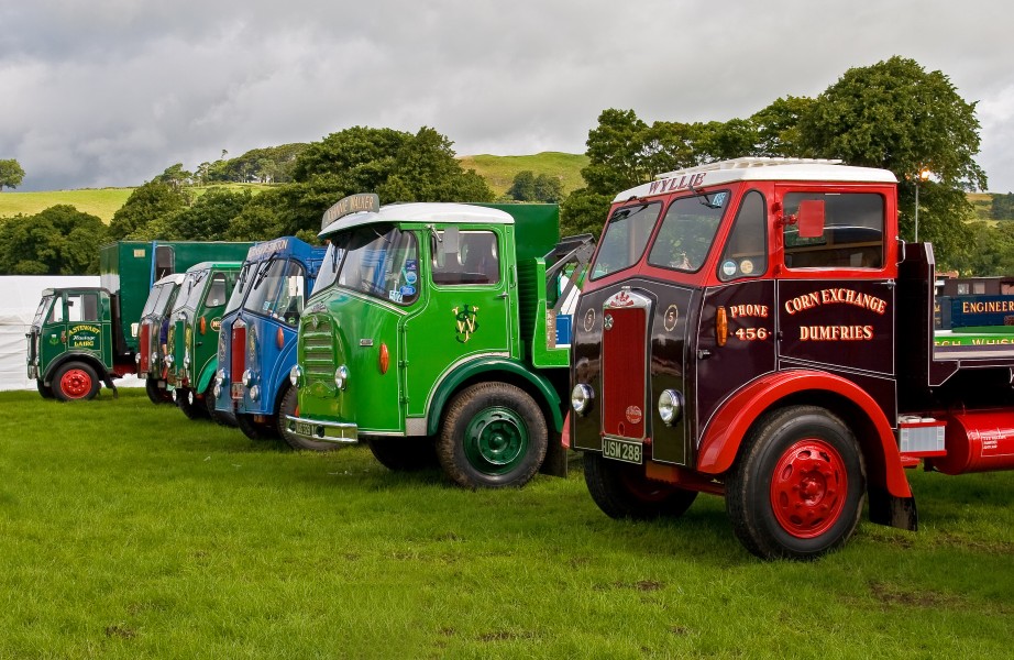 Albion Lorries at Biggar Vintage Rally, August, 2008