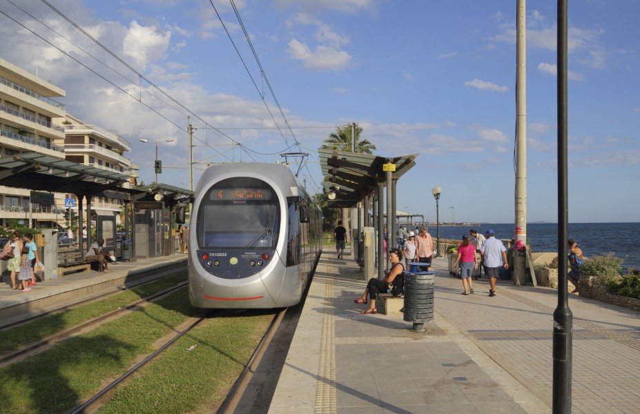 Attica 06-13 Paleo Faliro 03 tram at Flisvos