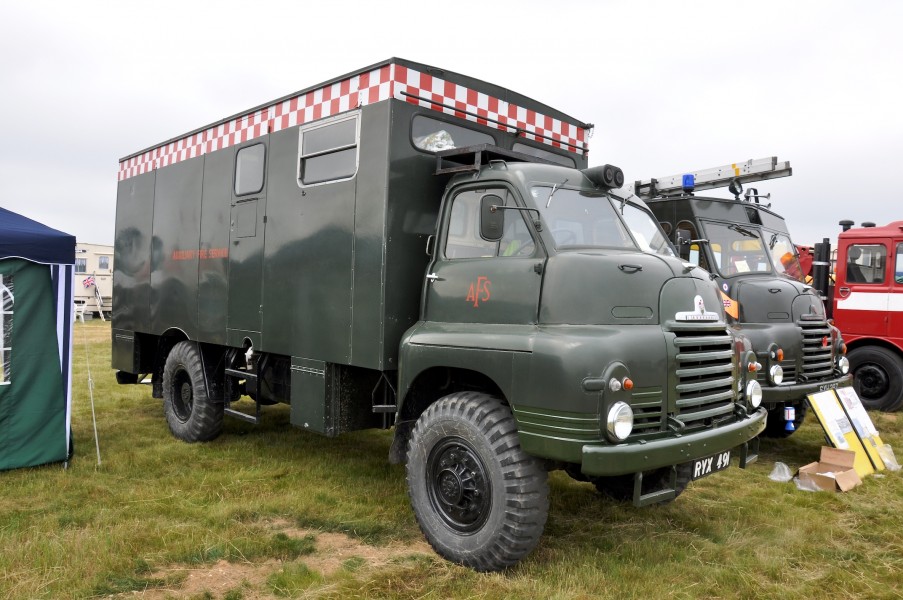 Auxiliary Fire Service Bedford Truck Rougham Airfield, Wings, Wheels and Steam Country Fair
