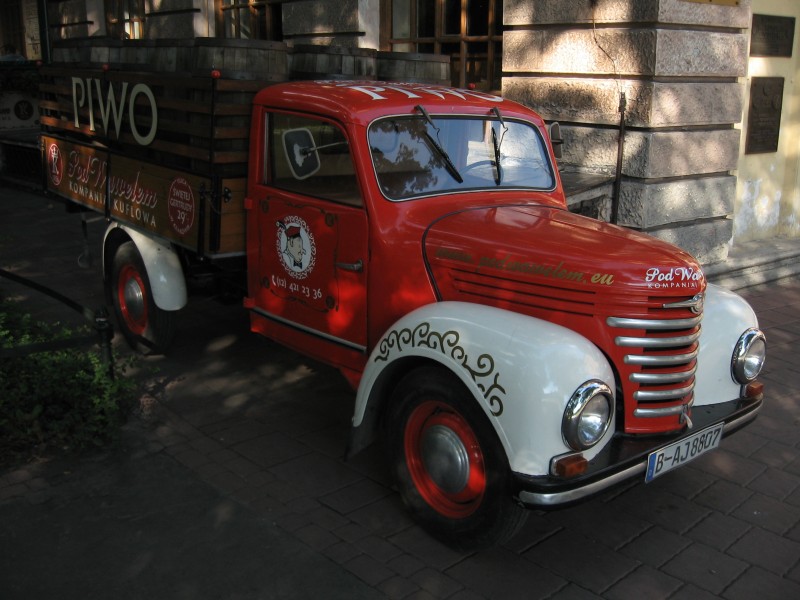 Barkas truck in Kraków (2)