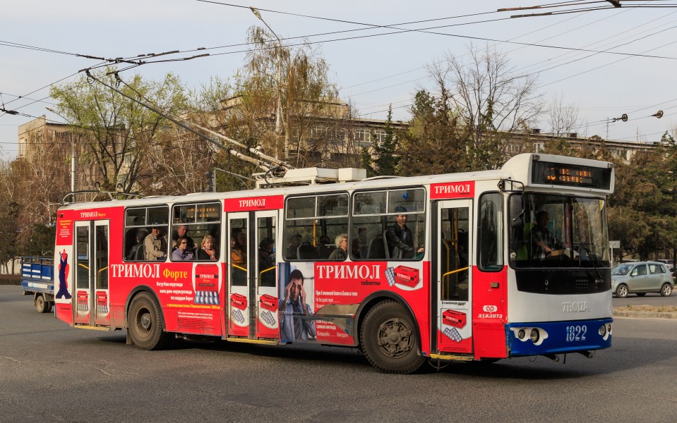 Bishkek 03-2016 img36 trolley near South Gate