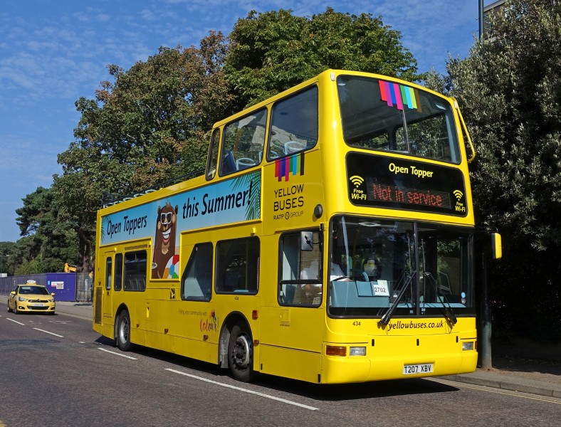 Bournemouth - yellow bus