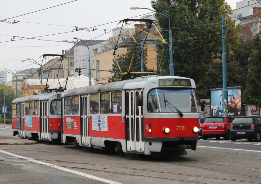 Bratislava, Radlinského ulica, Tatra T3P č. 7781+7782 (2013-10-25; 01)