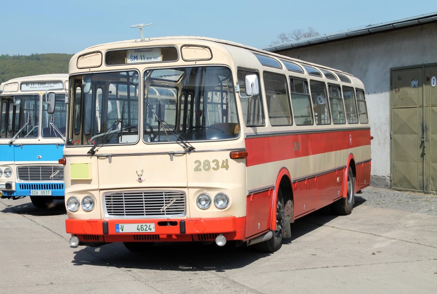 Brno, Řečkovice, depozitář TMB, DOD 2015, Karosa ŠM 11 (2015-04-25; 01)