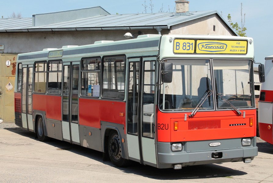Brno, Řečkovice, depozitář TMB, DOD 2015, Karosa B 831 (2015-04-25; 02)