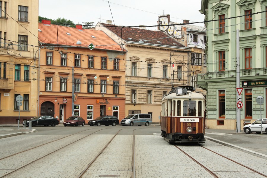 Brno, Joštova, zahájení provozu linky H4 (06)