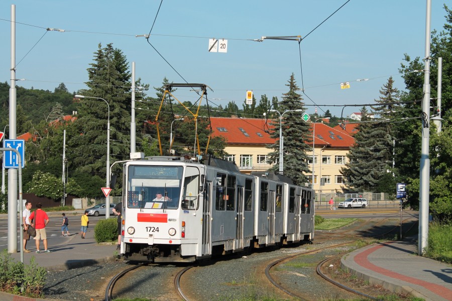 Brno, Medlánky, Hudcova, zastávka Vozovna Medlánky, zvláštní jízda BMHD.cz 2013 (01)