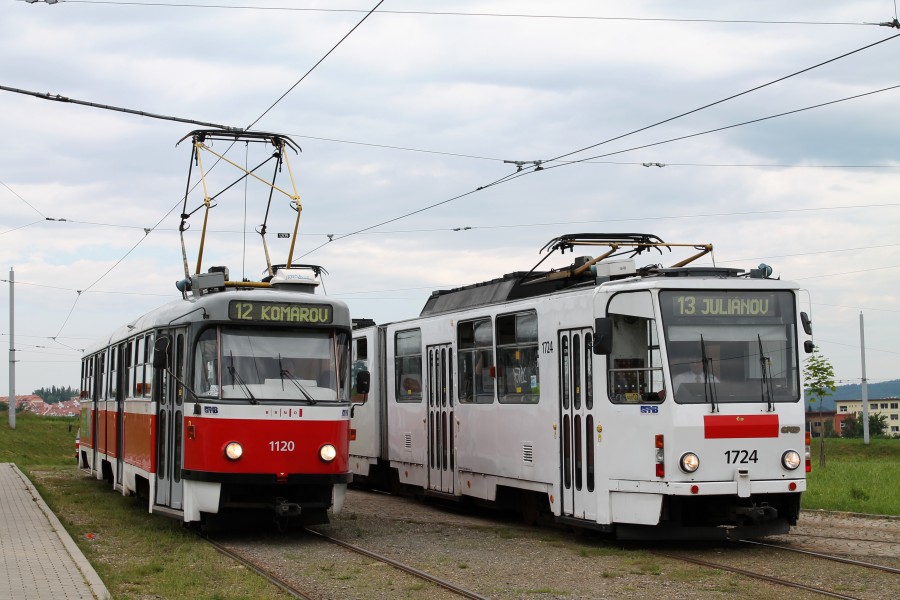 Brno, Medlánky, smyčka Technologický park, zvláštní jízda BMHD.cz 2013 (02)