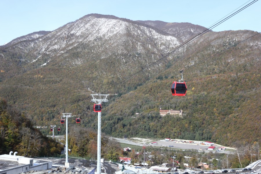 Cableway in Esto Sadok +