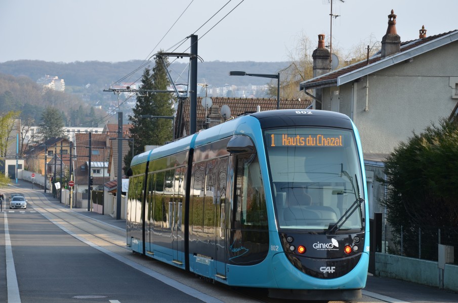CAF Urbos 3 n°802 GINKO Croix de Palente - Florian Fèvre