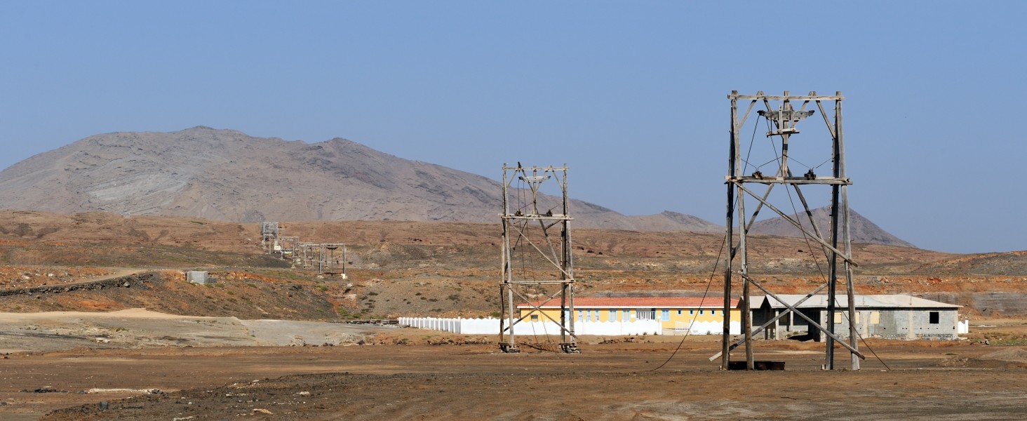 Cape Verde Sal Pedra de Lume salt cable car