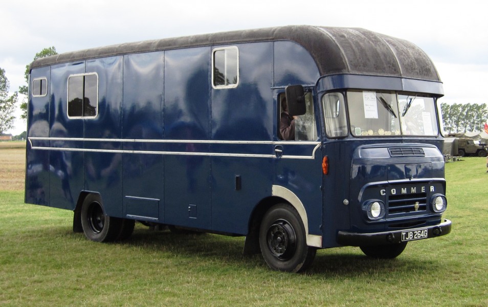 Commer based horsebox registered February 1969 but reportedly with Perkins engine