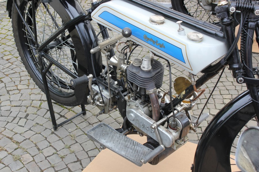 Coventry-Eagle, Bj. 1920 - Motor und Schaltung (2016-09-04)