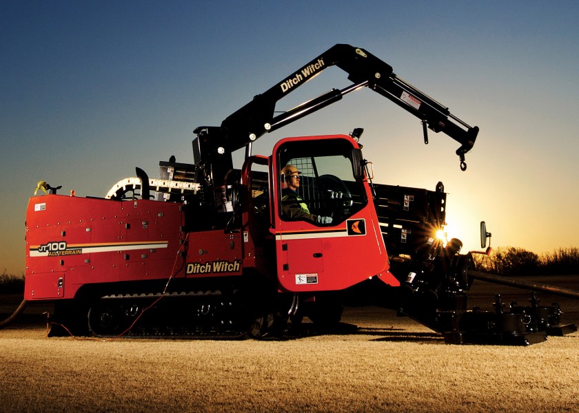 Ditch Witch All Terrain JT100 at Sunset