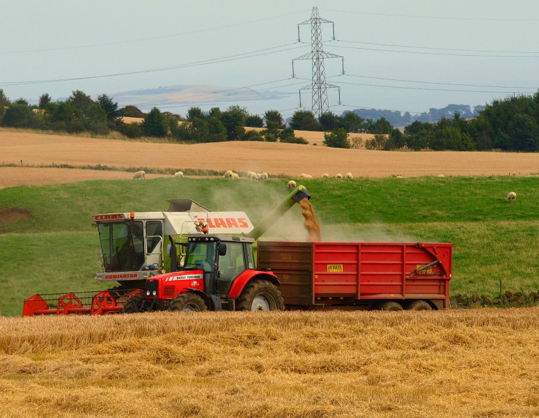 Harvest Action - geograph.org.uk - 934918