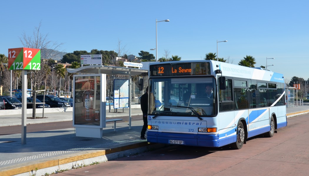 Heuliez GX 117 n°372 Réseau Mistral Portes d'Ollioules et de Toulon