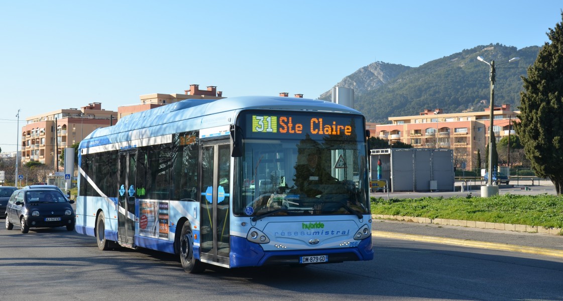Heuliez GX 337 Hybride n°766 RÉSEAU MISTRAL Coupiane