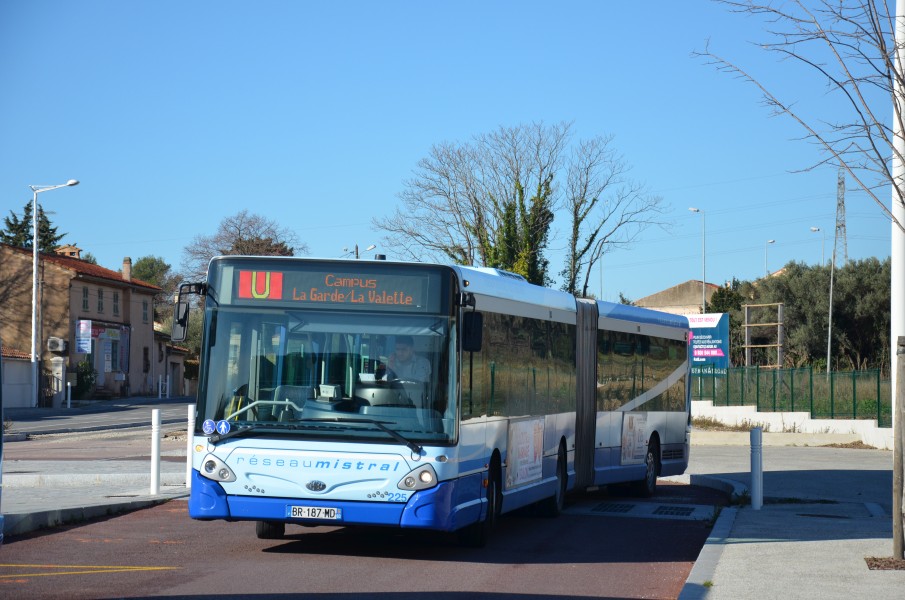 Heuliez GX 427 n°225 Réseau Mistral Portes d'Ollioules et de Toulon