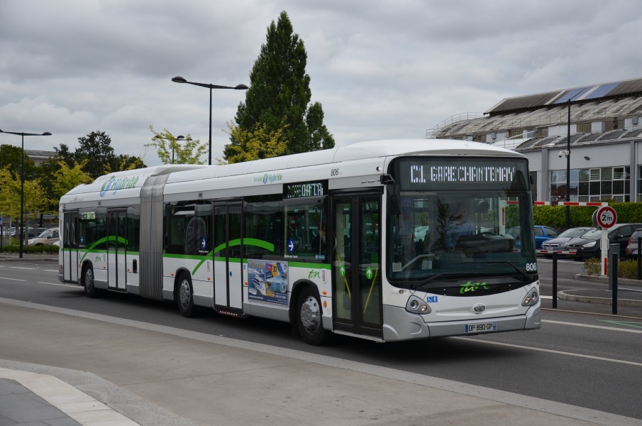 Heuliez GX 437 Hybride TAN n°806 - Haluchère