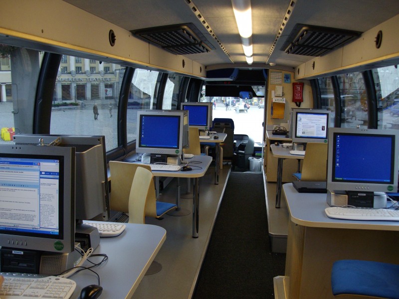 Inside Netti-Nysse bus