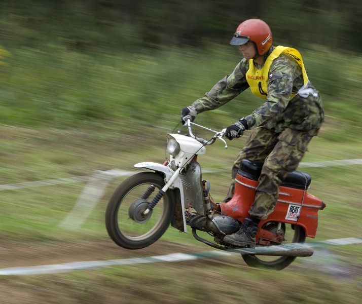 Jawa 21 on motocross race Václavická hodinovka 2011
