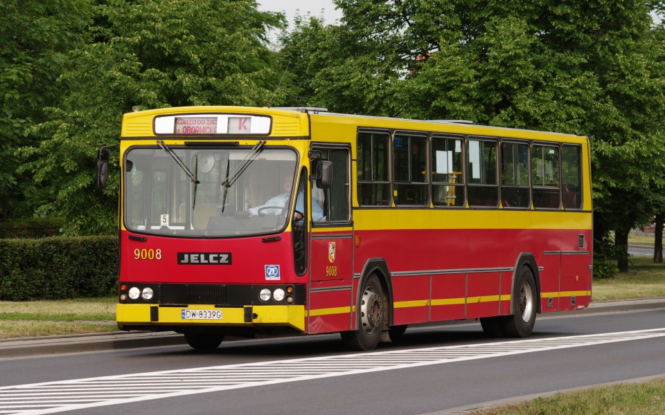 Jelcz 120M owned by MPK Wrocław (Poland, June 2012)