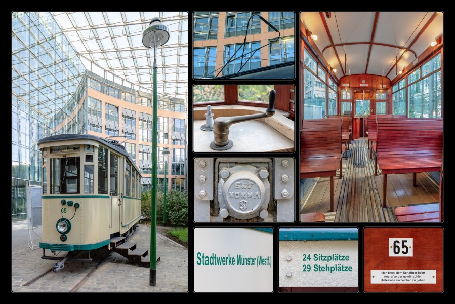Münster, Stadthaus 3, Straßenbahn -- 2018