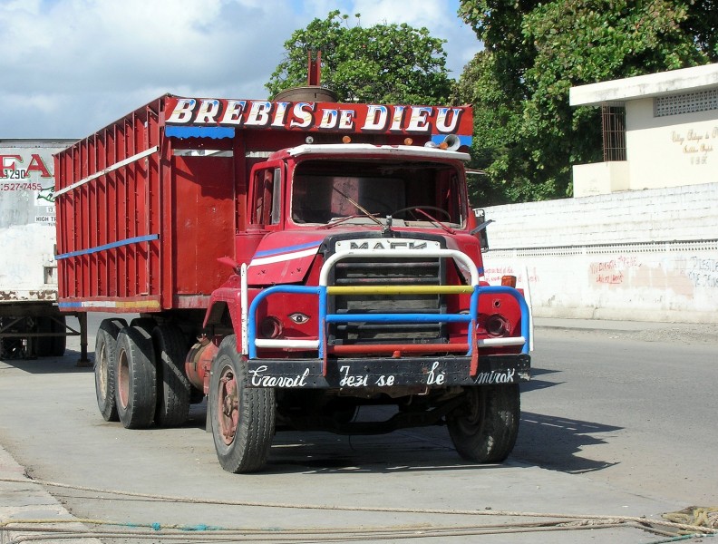 Mack truck in Cap-Haitien