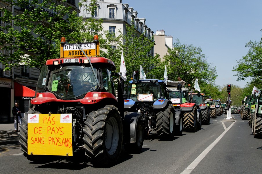Manifestation agriculteurs 27 avril 2010 Paris 20