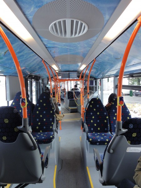 Mercedes-Benz O530 CITARO-G Gifu Bus 0001 inside