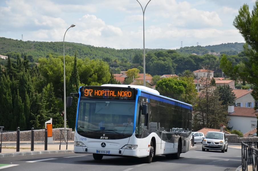 Mercedes Citaro n°1215 RTM Hôpital Nord