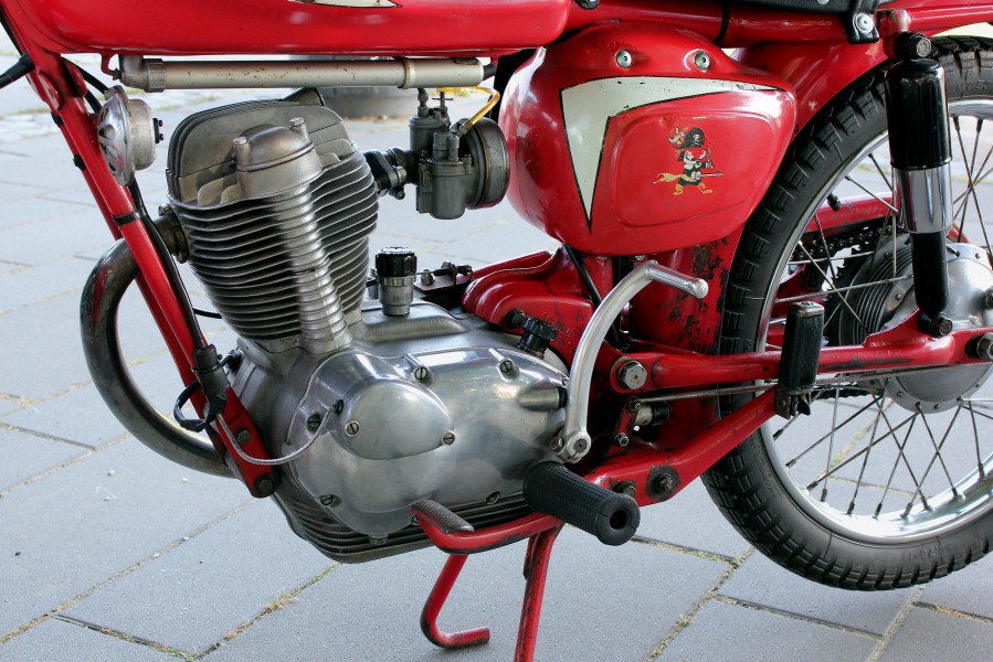 Moto Morini Corsaro, Motor 125 cm³, Bj. 1961, li. (2016-06-30 Sp)
