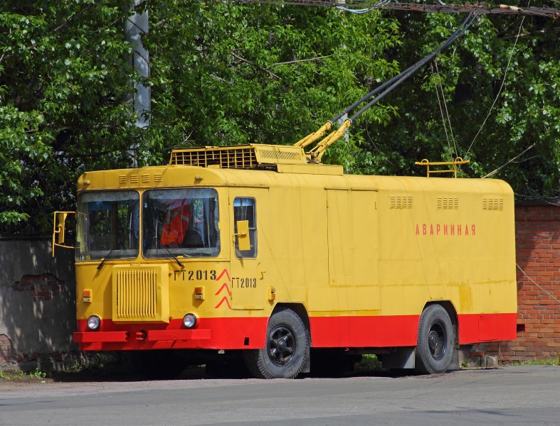 Spb Freight trolley in 2nd depot at Arsenalnaya Street