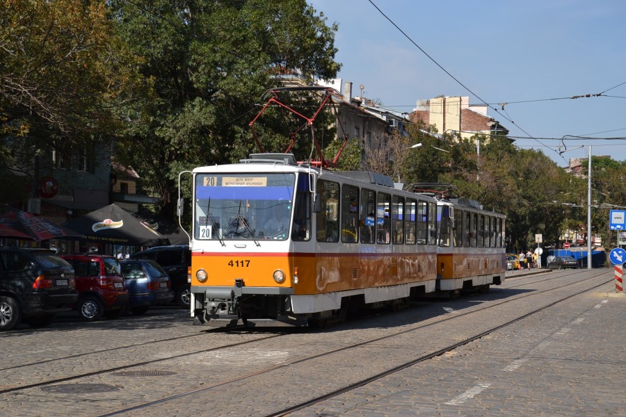 Tatra T6A2 in Sofia (by Pudelek) 2