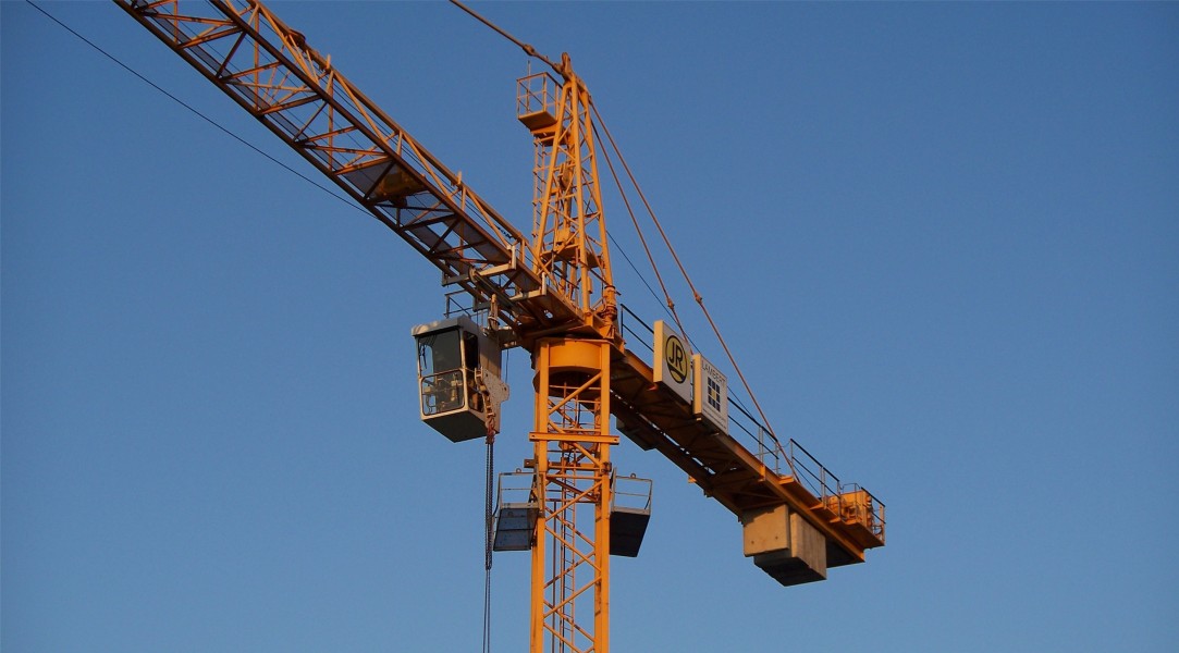 Tower crane, close-up