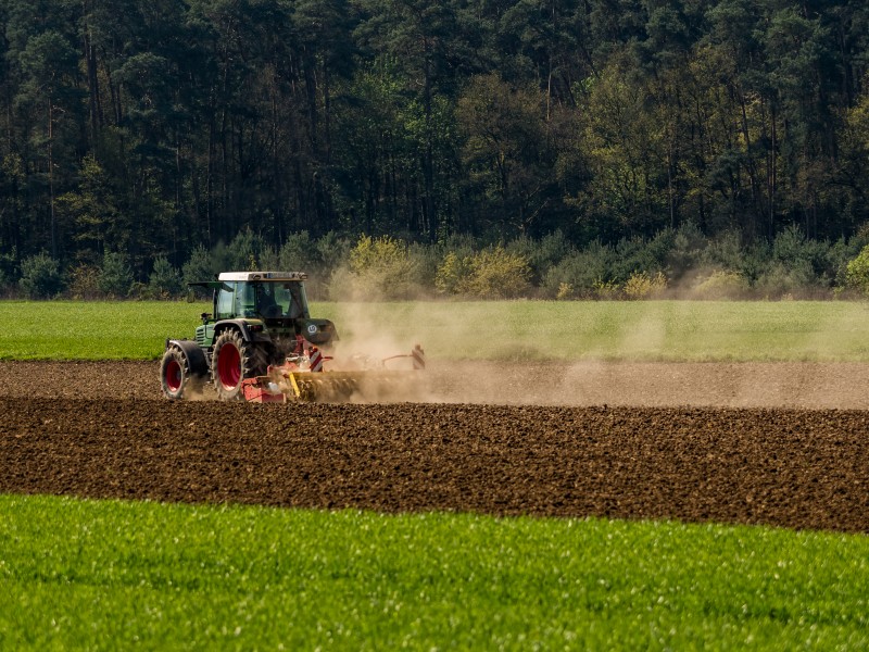 Traktor-Fendt 510 C -mit-Egge-5022808