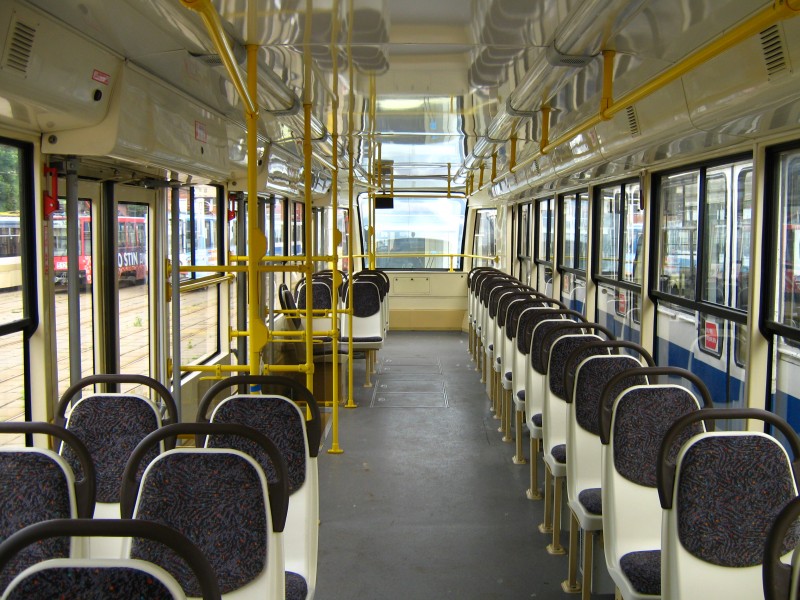 Tram 71-619A inside