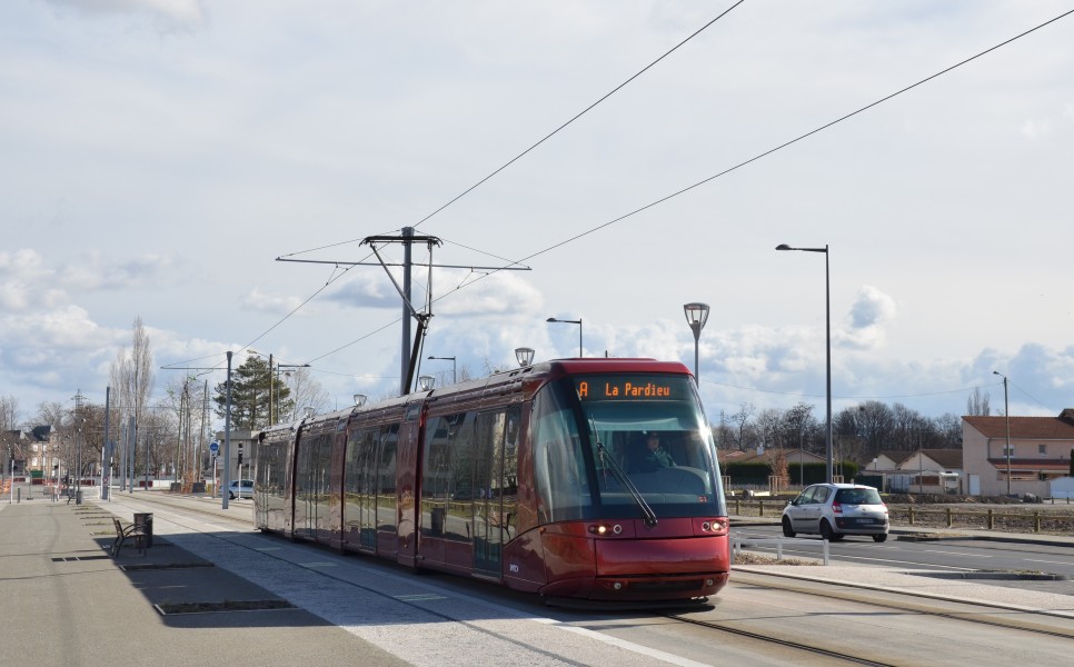 Translohr STE4 n°2 T2C Stade Gabriel Montpied