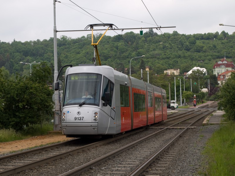 TT Ke Stírce - Elektrárna Holešovice, Trojská, Škoda 14T