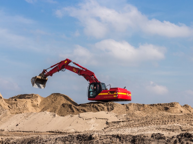 Zand en baggerdepot Broek, Friesland 01
