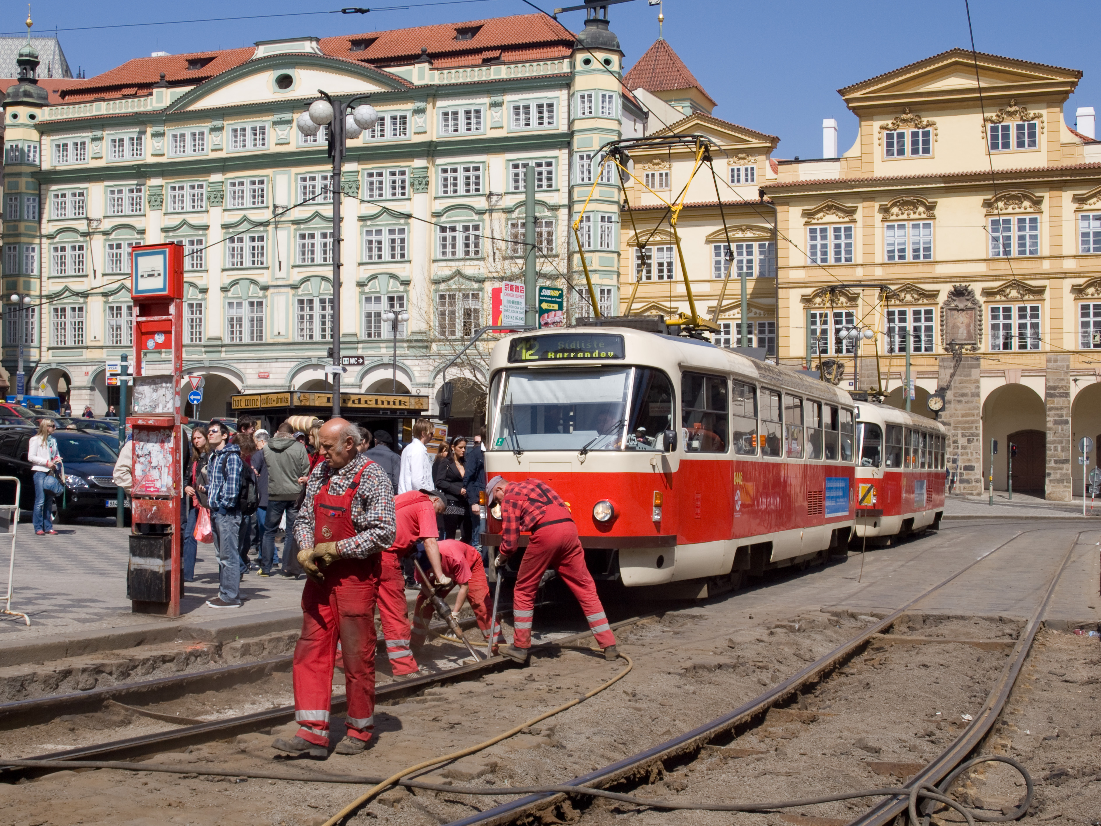 Reko TT Malostranské náměstí, Tatra T3R.P