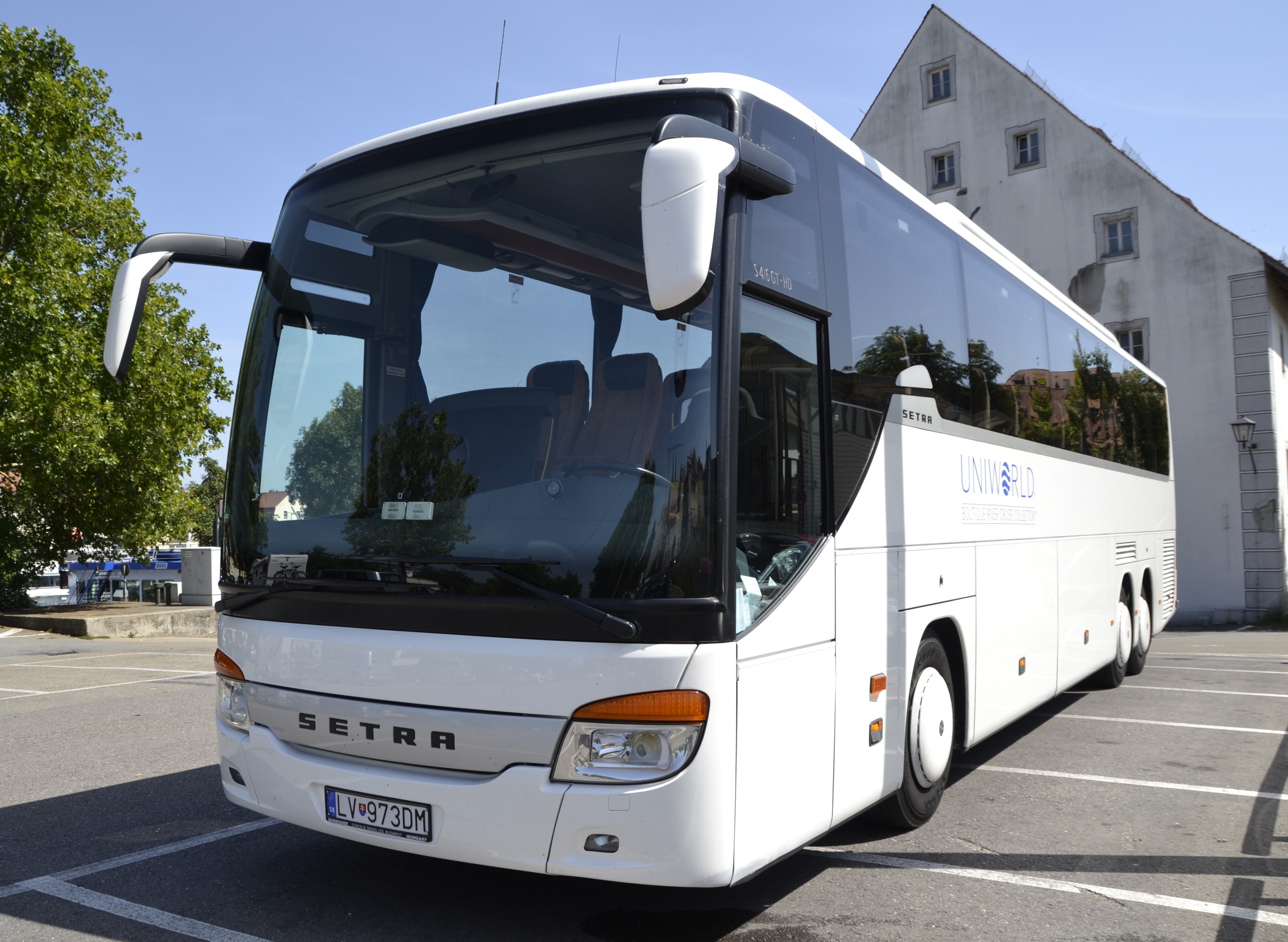 Setra S416GT-HD bus from Slovakia